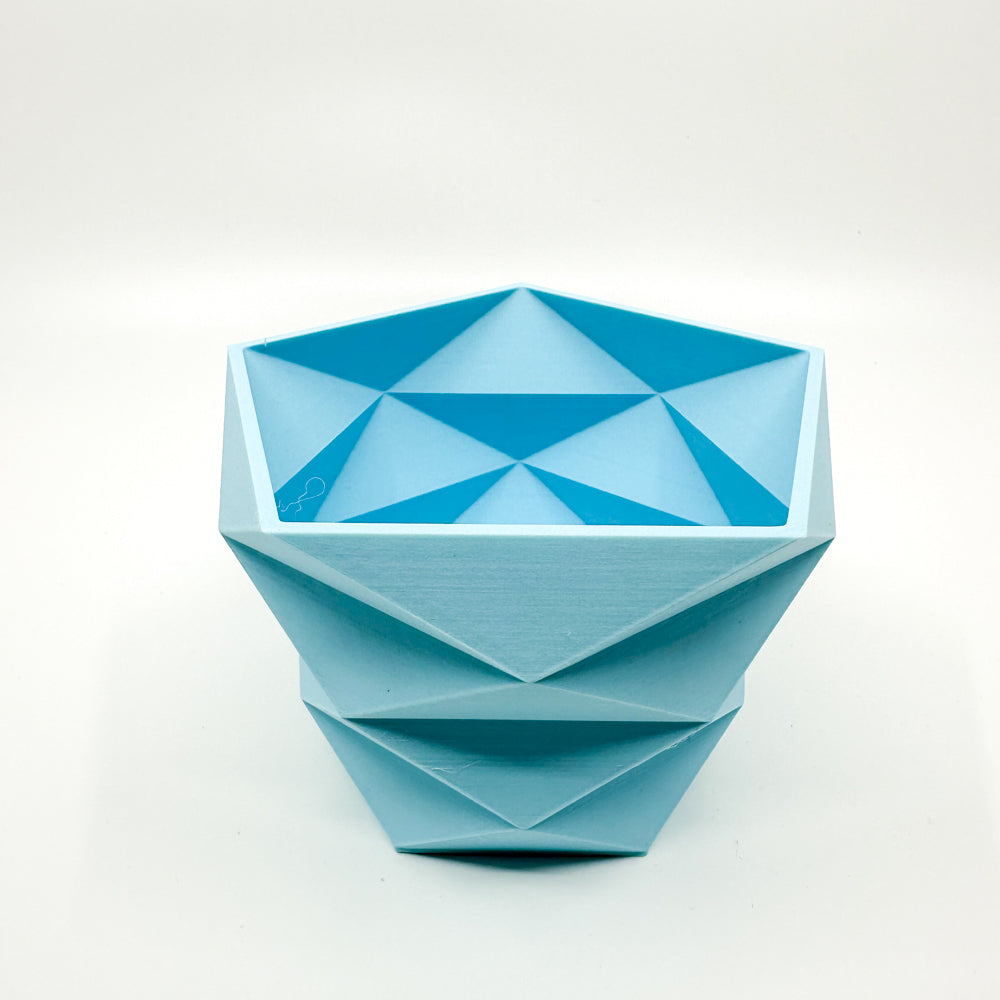3D-Printed Geometric Succulent Pot